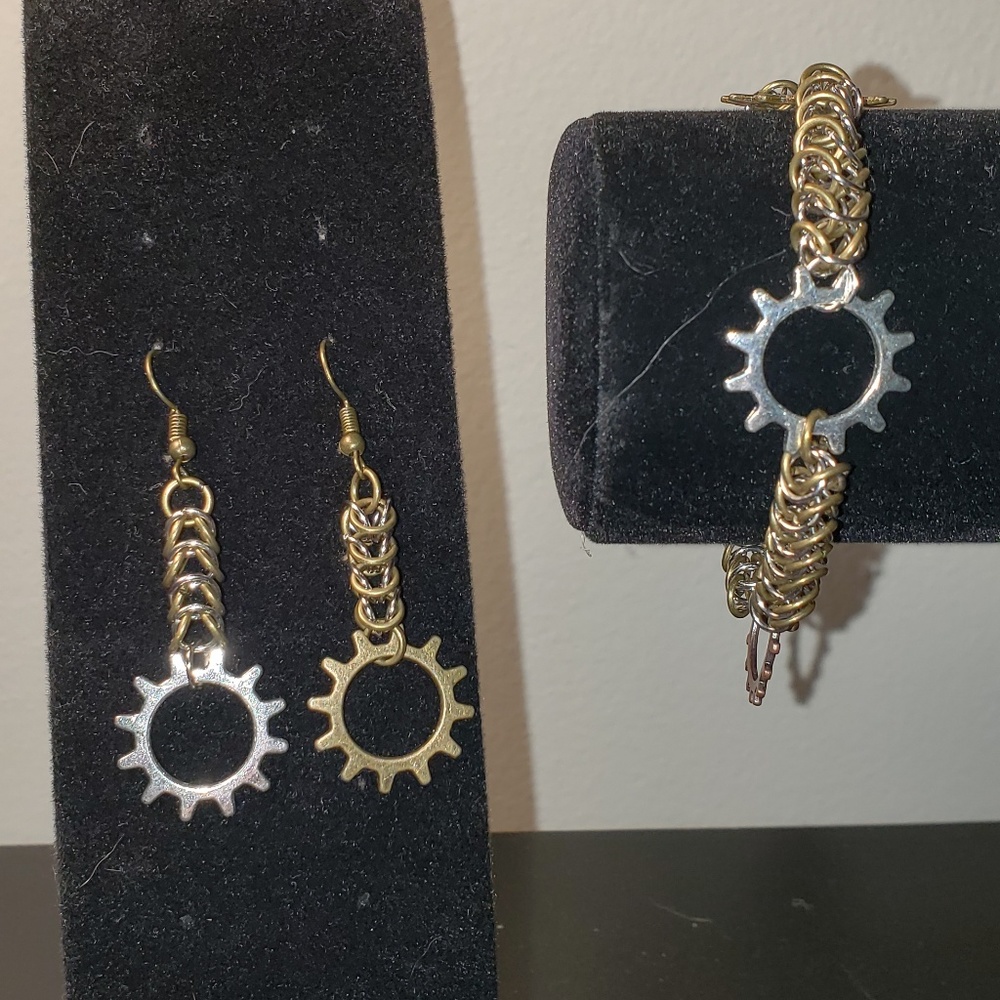 Braclet earring set